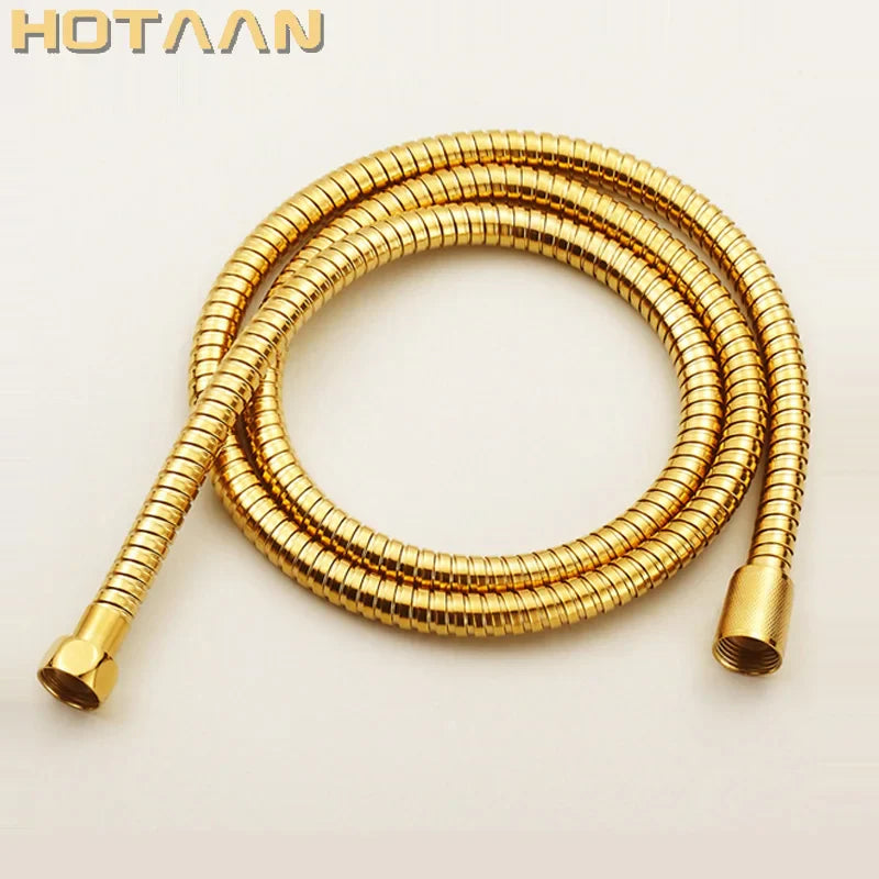 Afralia™ Stainless Steel Double Lock Shower Hose Pipe - 1.5M High Quality EPDM Inner Tubes