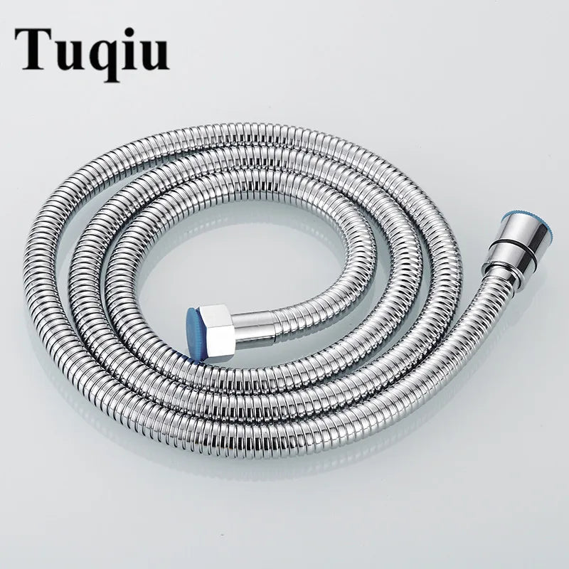 Afralia™ 1.5m Stainless Steel Flexible Shower Hose in 4 Chrome Colors