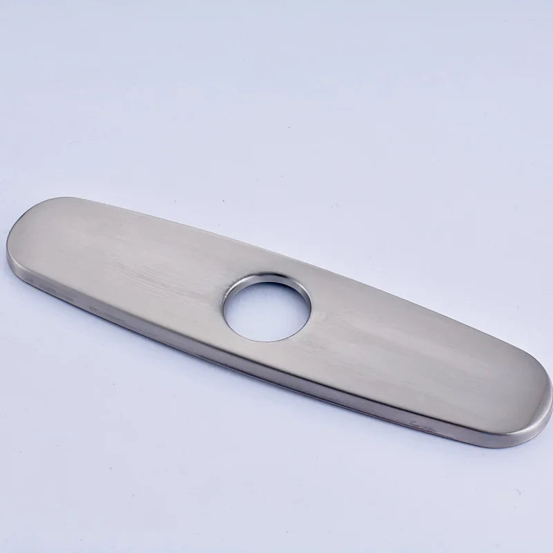 Afralia™ 9.6-Inch Kitchen Sink Faucet Hole Cover Deck Plate Kitchen Bathroom Accessory