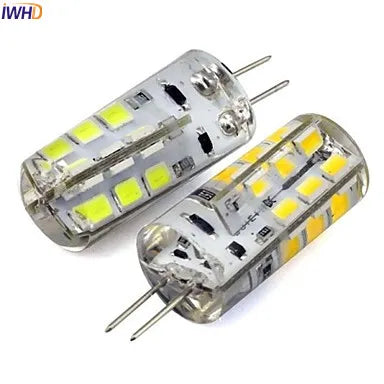 Afralia™ LED 12V G4 Bulb Light 24xSMD3528 120LM - Pack of 10