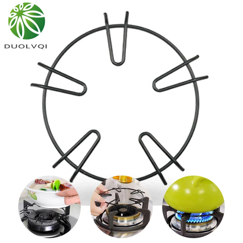 Afralia™ Gas Stove Pot Holder: Round Shape Anti-Skid Rack for Kitchen Stove