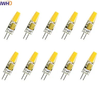 Afralia™ 2W COB G4 LED Bulb 10-Pack Warm White/White Chandeliers Replacement