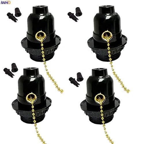 Afralia™ E27 Bulb Holder with Switch 110-220V Socket Vintage CE UL Compliant