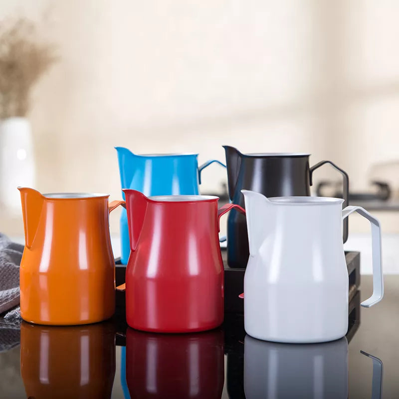 Afralia™ Stainless Steel Milk Frothing Pitcher: Perfect for Latte Art and Espresso