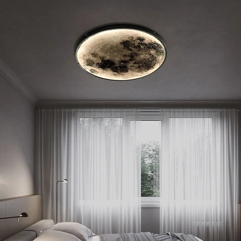 Afralia™ LED Moon Wall Lamp: Modern, Nordic, Minimalist, Bedroom, Living Room Decor
