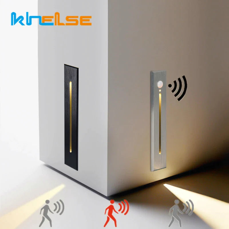 Afralia™ LED Motion Sensor Wall Lamps - Indoor/Outdoor IP20/IP65, AC85-265V - Corner Decor Lighting