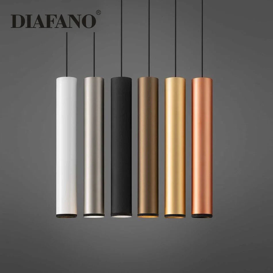 Afralia™ LED Tube Pendant Light 5W - Kitchen Dining Shop Decor Fixture
