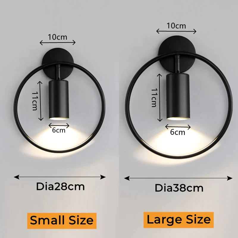 Afralia™ LED Wall Lamp: 180º Rotation Bedside Sconce, Indoor Lighting Fixture, E27 Bulb Home Decor