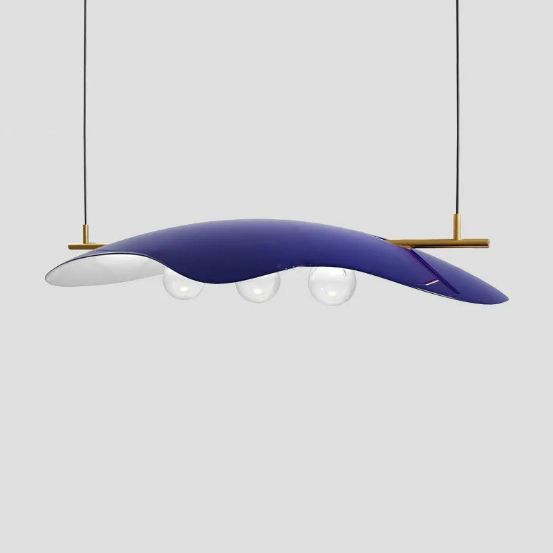 Afralia™ Glass Bubble Chandelier LED Nordic Design for Home Room in Blue