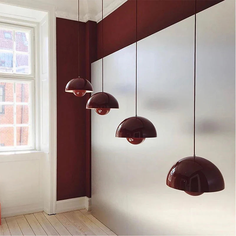 Afralia™ Flowerpot Pendant Lights: Modern Nordic Chandelier for Restaurant, Bedroom, and Study
