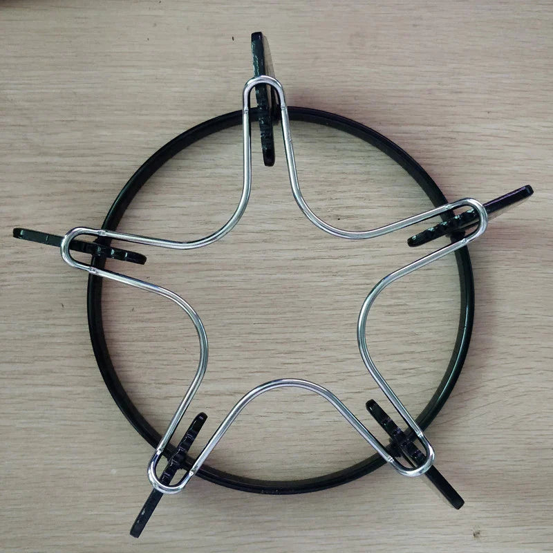 Afralia™ Kitchen Pot Holder for Gas Stove - Anti-skid Small Pot Rack & Milk/Coffee Accessories