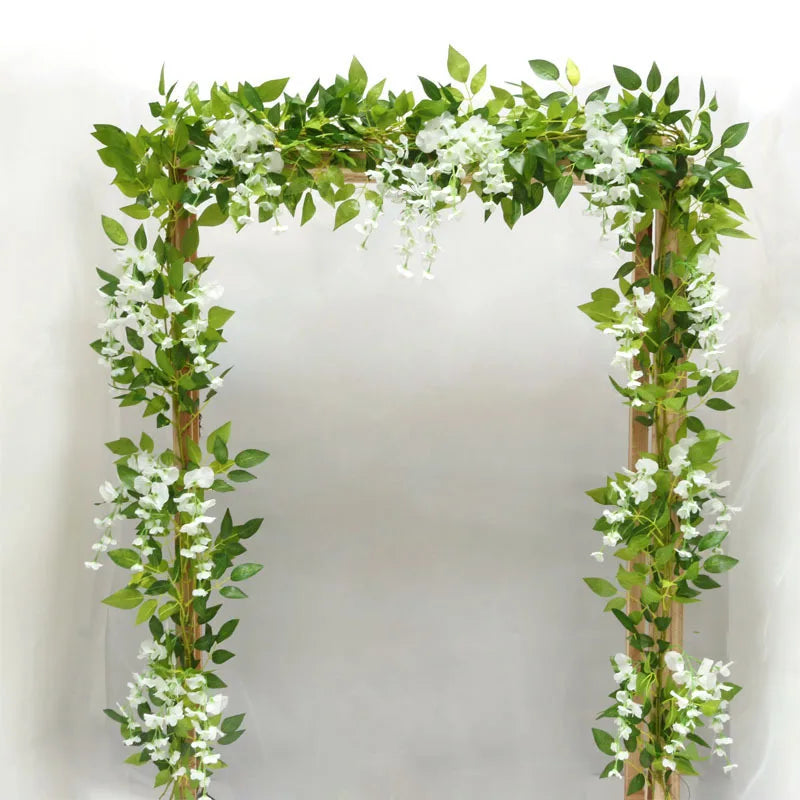 Afralia™ Artificial Flowers Christmas Wedding Home Garden Rose Arch Decorations