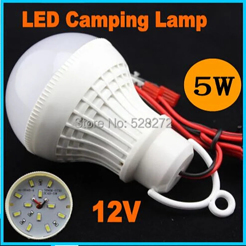 Afralia™ LED Camping Light Bulbs 3W-12W SMD5730 Portable Outdoor Hanging Lamp