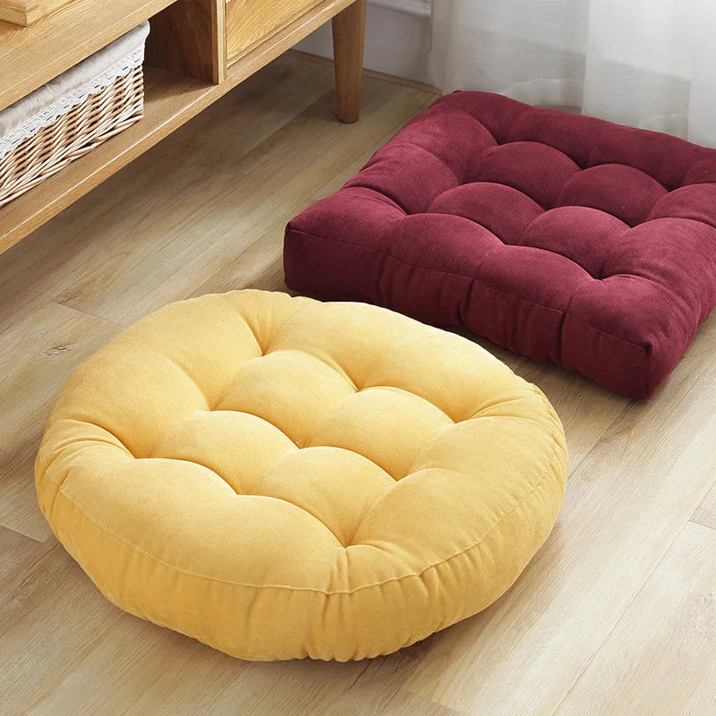 Afralia™ Round Chair Cushions: Indoor Outdoor Floor Pillows for Patio Furniture & Meditation