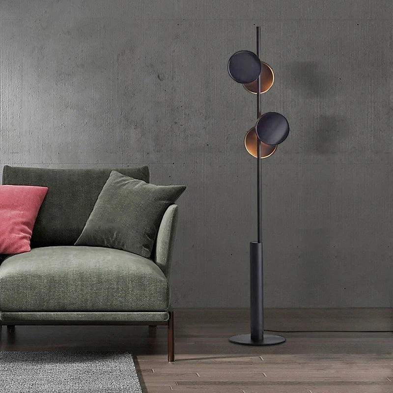 Afralia™ Nordic Black Floor Lamp: Minimalist Designer Art for Living Room, Bedroom & Studio