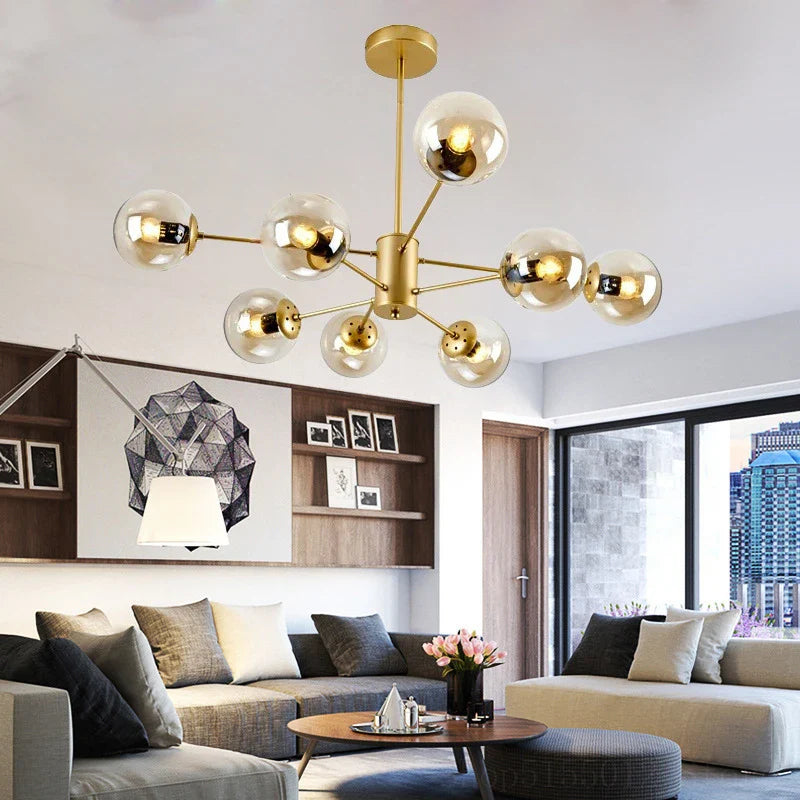 Afralia™ Modern Vintage Suspension Chandelier for Living Room Stair Lamp Industrial Lighting Fixtures