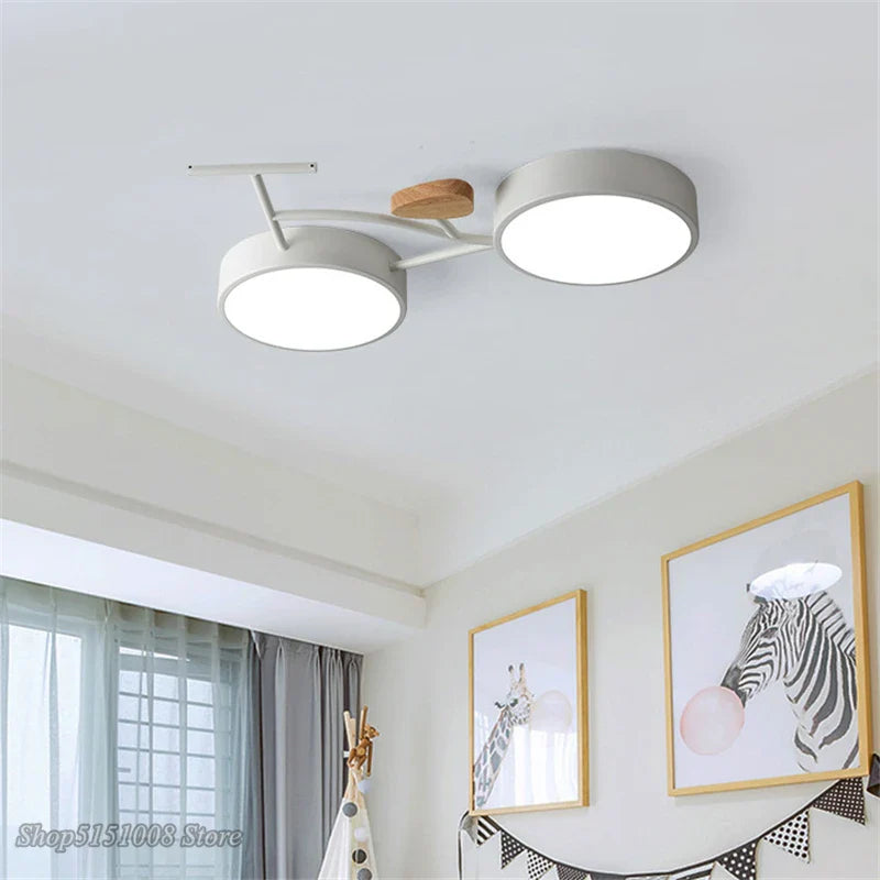 Afralia™ Kids LED Ceiling Lamp 3 Color Temperature, Nordic Design for Children's Room