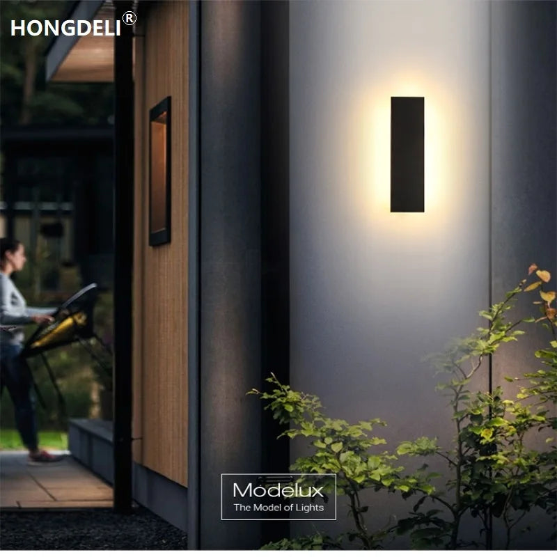 Afralia™ Stainless Steel Outdoor Wall Lamp with Remote Control, IP65, Adjustable Lighting