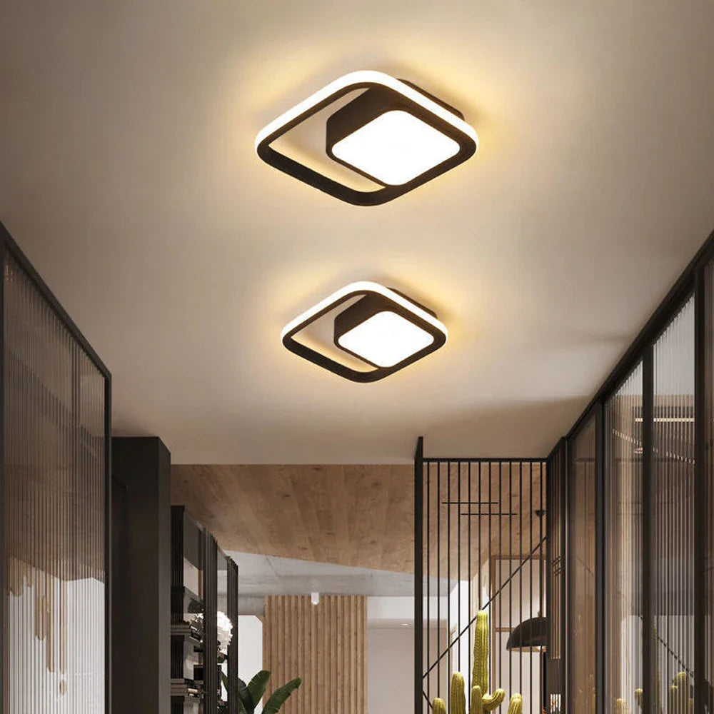 Afralia™ LED Ceiling Chandelier: Modern Indoor Lighting for Home Bedroom Kitchen Living Room