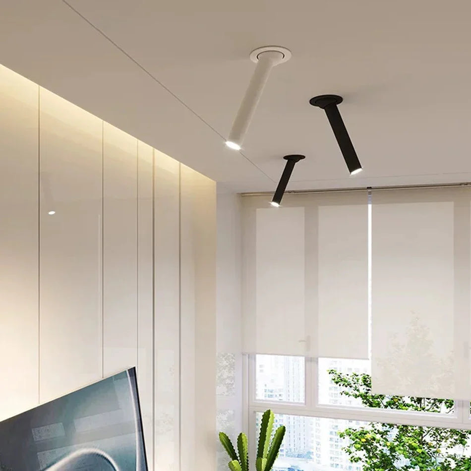 Afralia™ 5W LED Bar Ceiling Spotlight: Modern High-Quality Adjustable Indoor Lighting