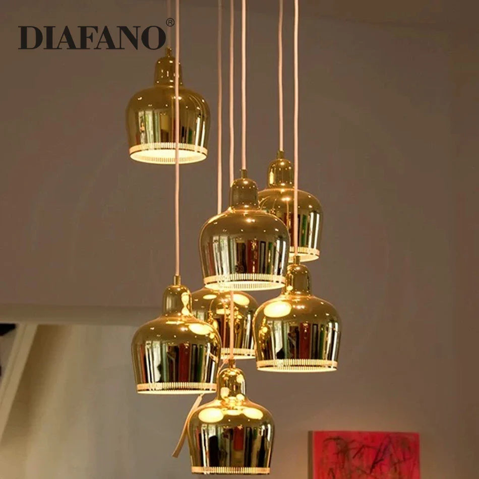 Afralia™ Metal Pendant Light for Home Decor and Lighting
