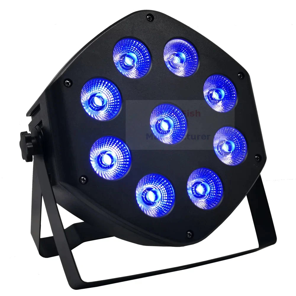 Afralia™ 9X10W RGBW LED Par Light for Small Parties Stage Lighting