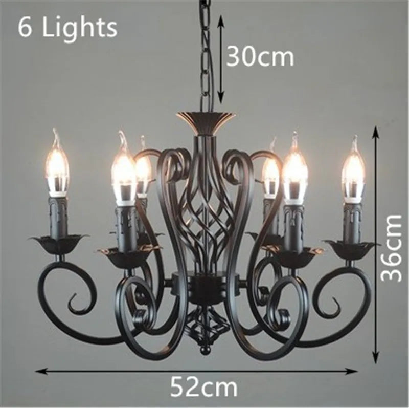 Afralia™ Vintage Industrial Pendant Light - Retro Nordic Iron Loft Hanging Lamp for Home Lighting