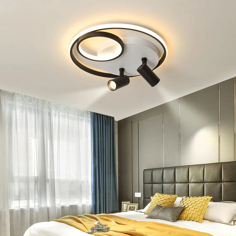 Afralia™ Nordic Gold Chandelier: Dimmable Remote Ceiling Light for Bedroom & Living Room