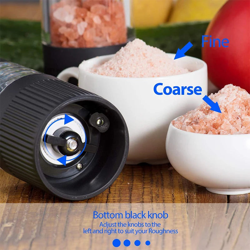 Afralia™ Automatic Salt Pepper Grinder | Electric Spice Mill for Seasoning Adjustable Coarseness