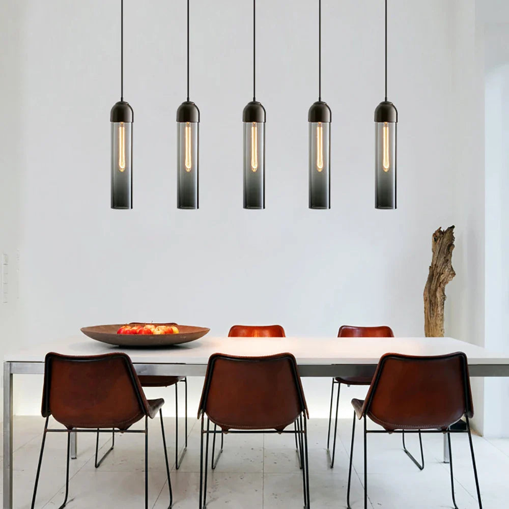 Afralia™ Nordic Glass Pendant Lamps: Modern Luxury Indoor Lighting for Bedroom, Dining Room, and Kitchen