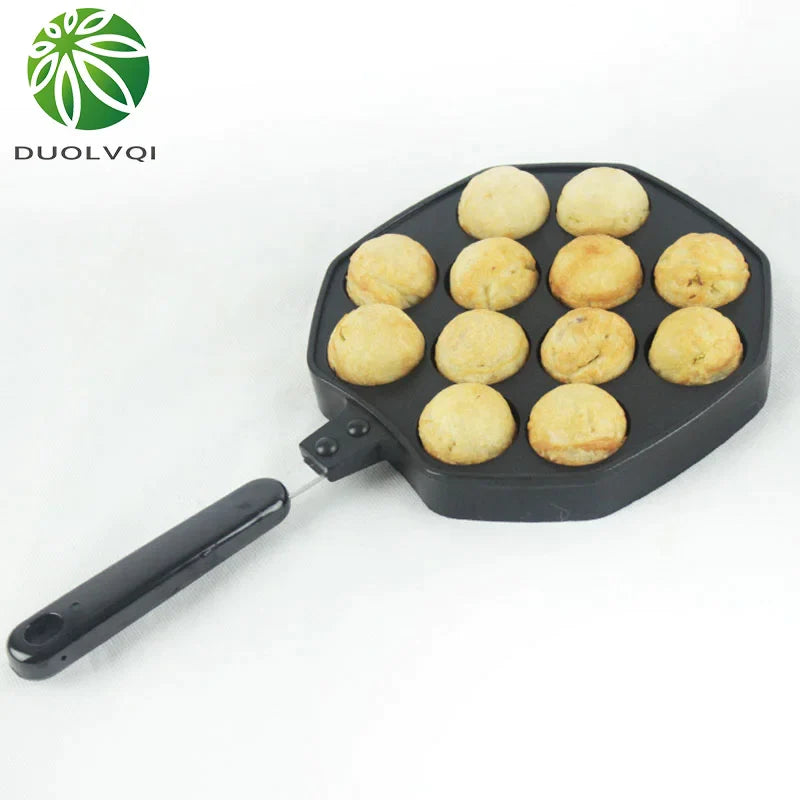 Afralia™ Octopus Baking Pan: Takoyaki Maker with 12 Cavities