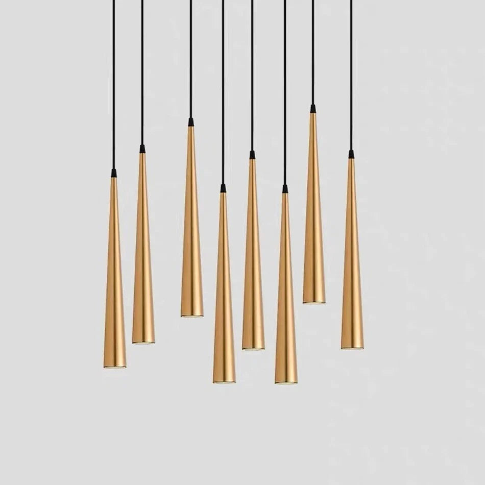 Afralia™ LED Tube Pendant Lights for Kitchen Dining Room Bar Decoration Lighting