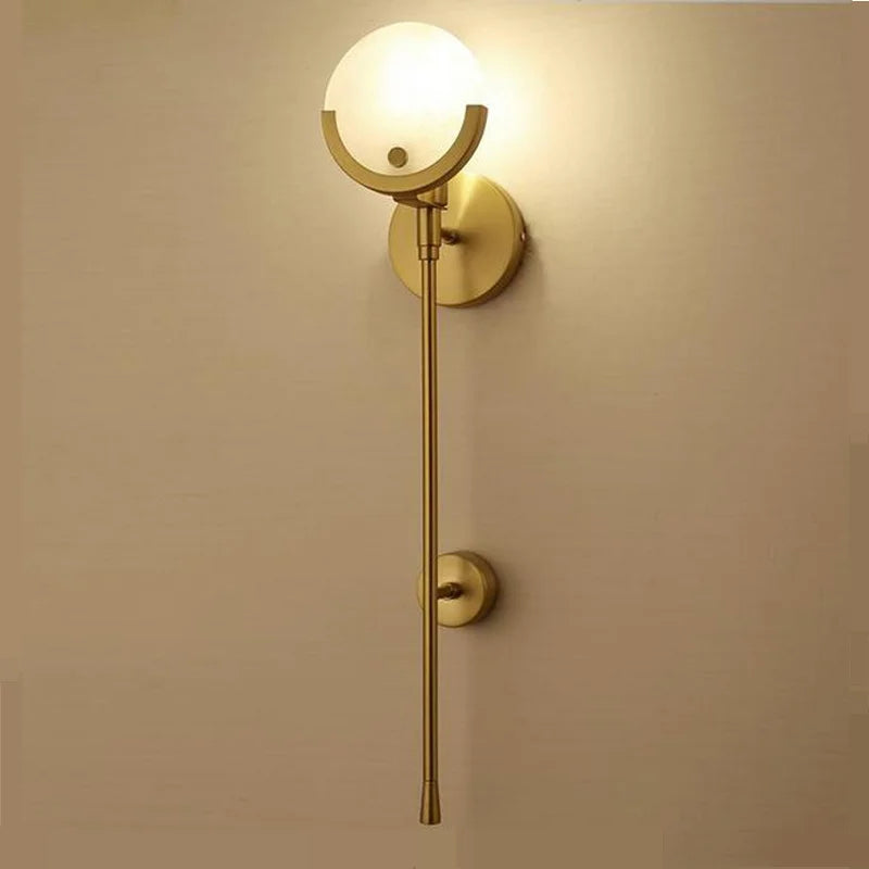 Afralia™ Marble Wall Lamp: Nordic Minimalist Light Luxury for Living Room, Dining Hall, Bedroom