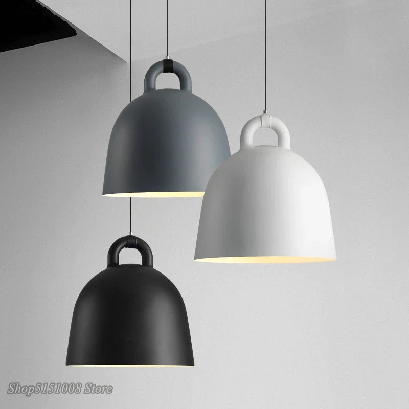 Afralia™ Modern Bell Pendant Light | Resin Fixtures Dining Room Hanging Lamp