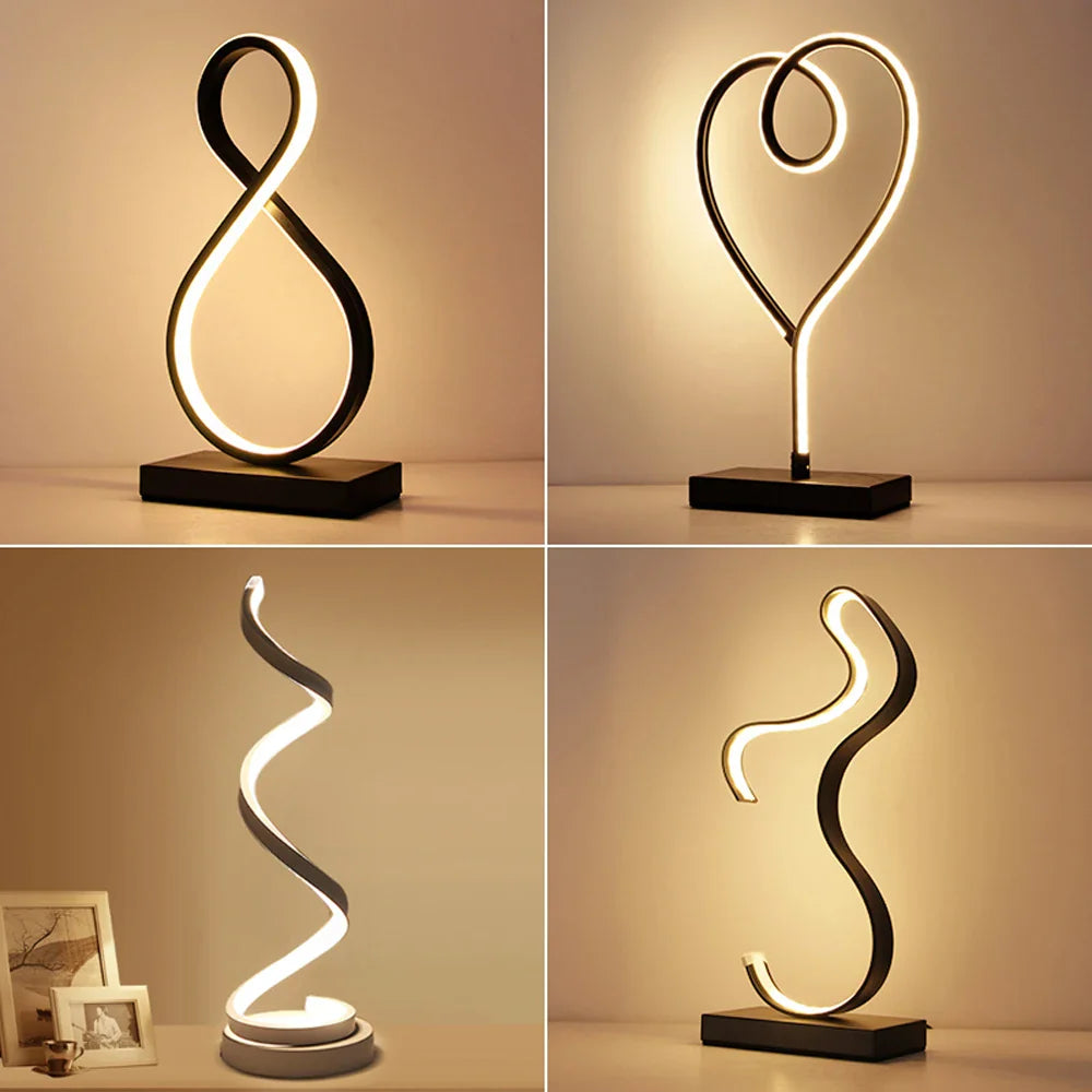 Afralia™ LED Desk Lamp Remote Control 15W Indoor Decoration Bedroom Study Lighting