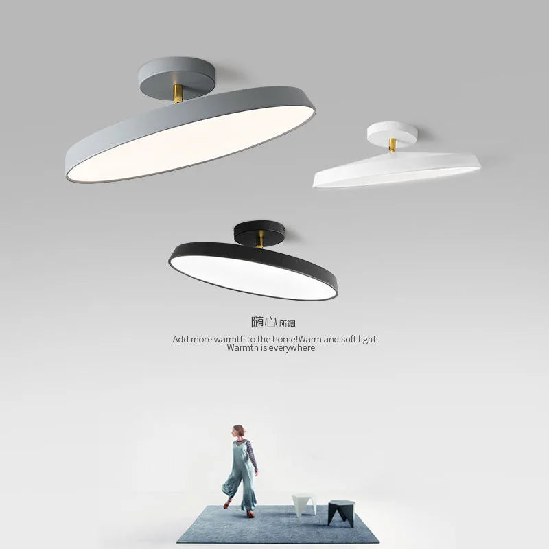 Afralia™ Rotatable LED Ceiling Lamp: Nordic Minimalist Modern for Bedroom, Study Room, Kitchen