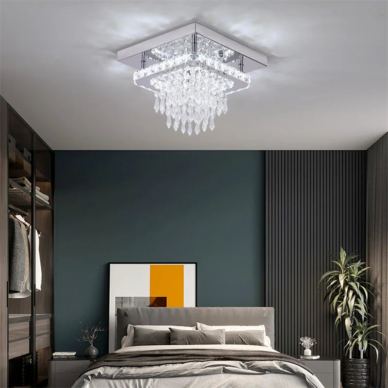 Afralia™ Modern LED Ceiling Chandelier for Living Room, Dining Room, and Bedroom