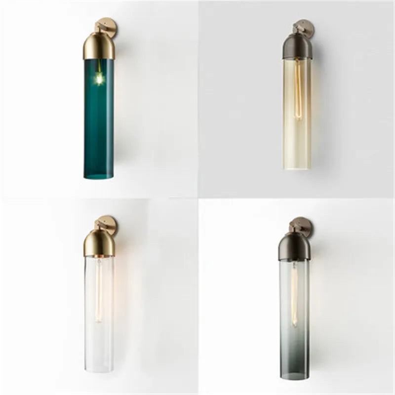 Nordic Style Glass Wall Lamp Afralia™ LED Sconce for Living Room Home Décor