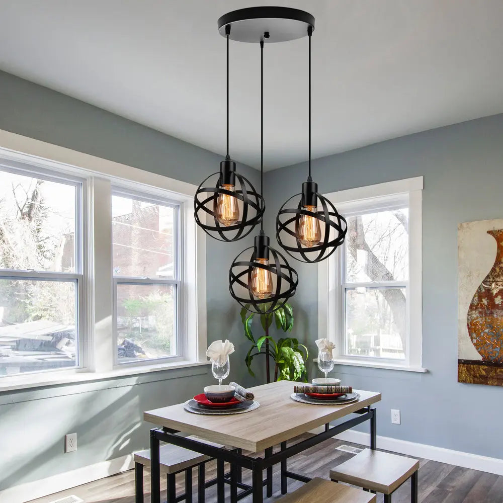 Afralia™ Industrial Pendant Lights - Modern Kitchen Island Lamp, Cafe Hanging Light