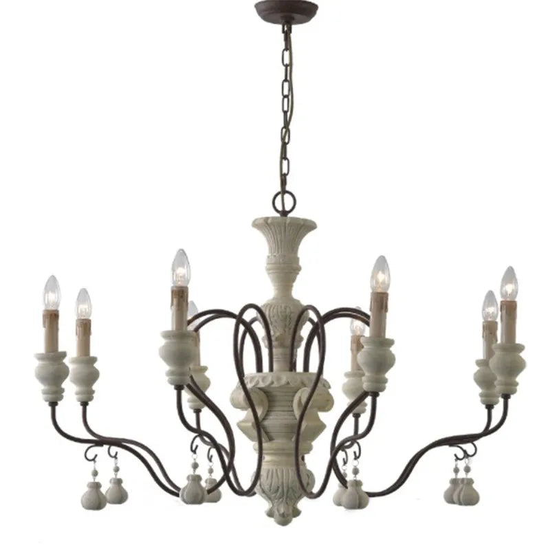 Afralia™ Rustic Iron Pendant Chandelier Vintage Industrial Lamps Ceiling Lighting Fixtures