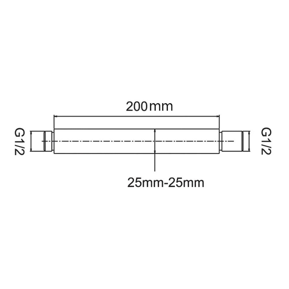 Afralia™ Stainless Steel Ceiling Mounted Shower Arm & Holder for Concealed Install