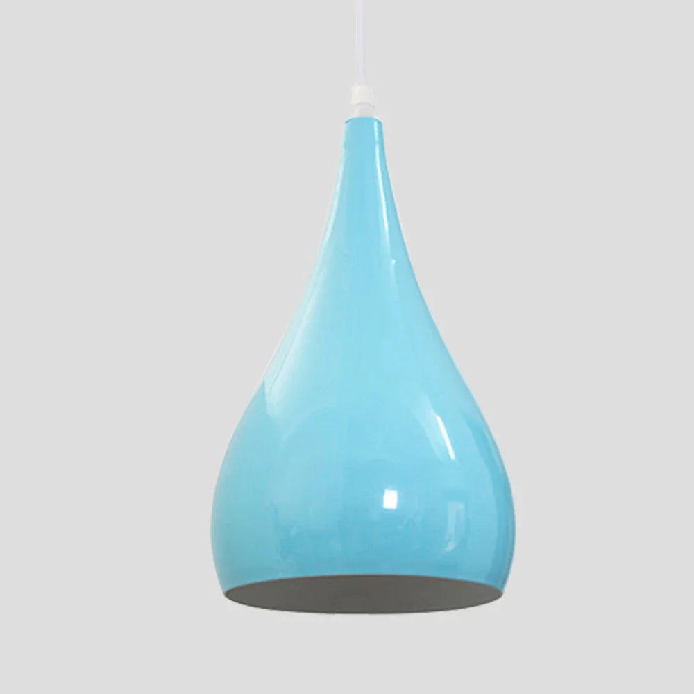 Afralia™ Modern Metal Pendant Lamp in Trendy Colours: Creative Industrial Hanging Light