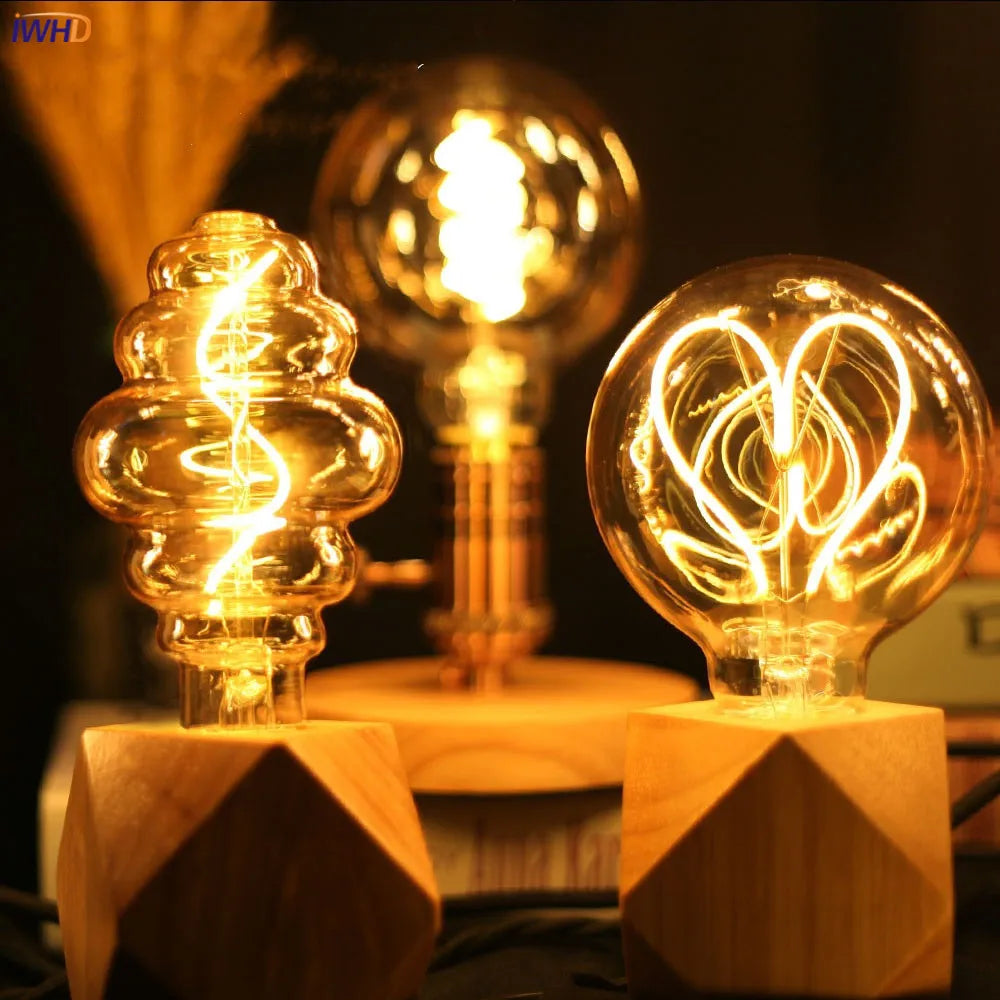 Afralia™ Vintage Edison LED Light Bulb Retro Industrial Decor Dimmable Lampada