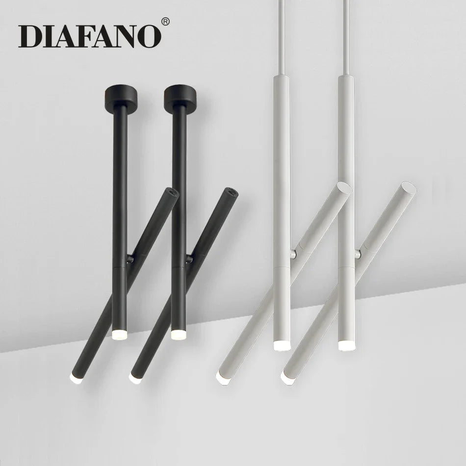 Afralia™ LED Pendant Light 10W Surface Mounted COB Adjustable Ceiling Lamp for Living Room