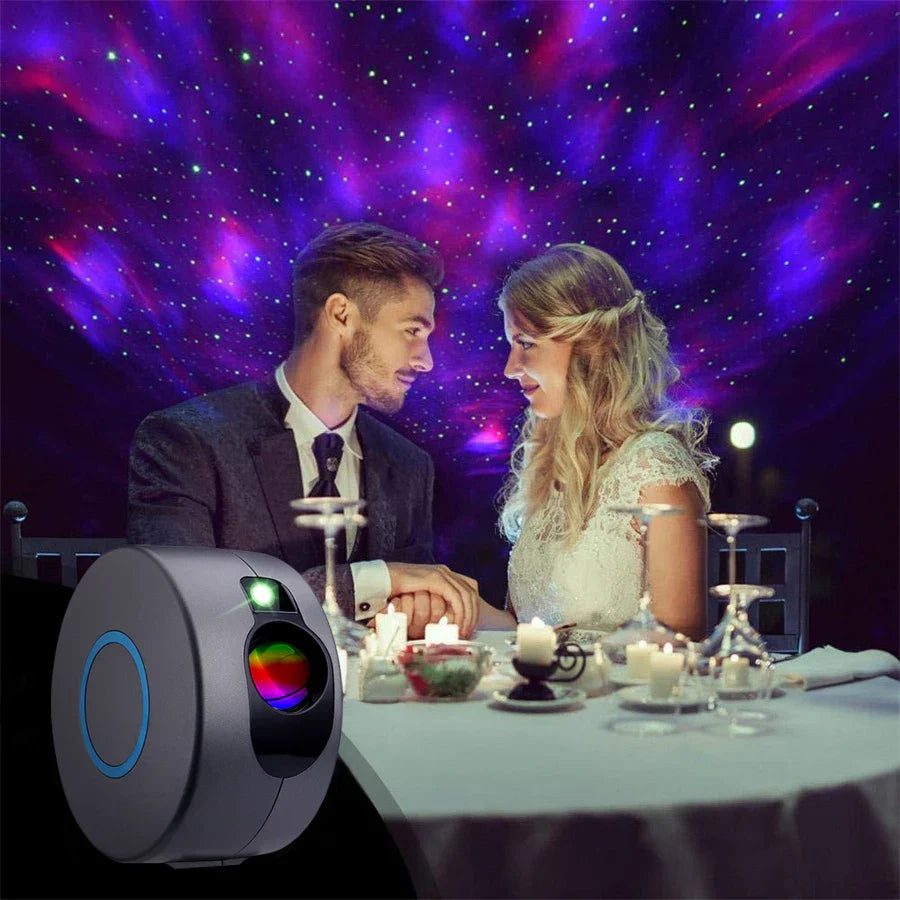 Afralia™ Dynamic Galaxy Star Projector Light for Bedroom Games Room Party