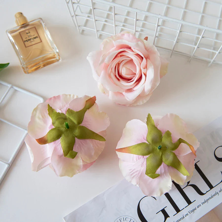 Afralia™ Silk Rose Flowers for Wedding Home Decoration and Scrapbook Bridal Accessories