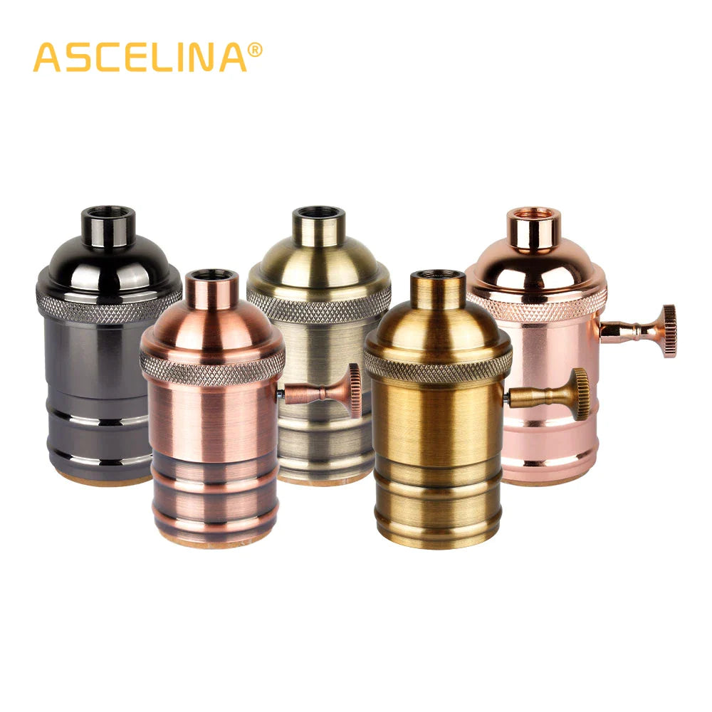 Afralia™ Retro E27 Lamp Base for DIY Chandeliers, Vintage Lighting Accessories