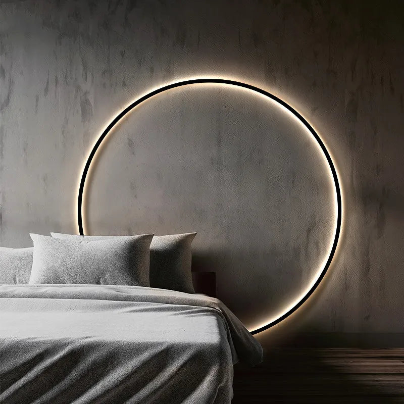 Afralia™ Nordic Round LED Wall Light: Modern Minimalist Design for Home Interior Decor