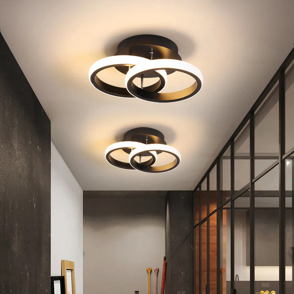 Afralia™ LED Ceiling Light: Modern Minimalist Nordic Home Chandelier Lighting for Living Room