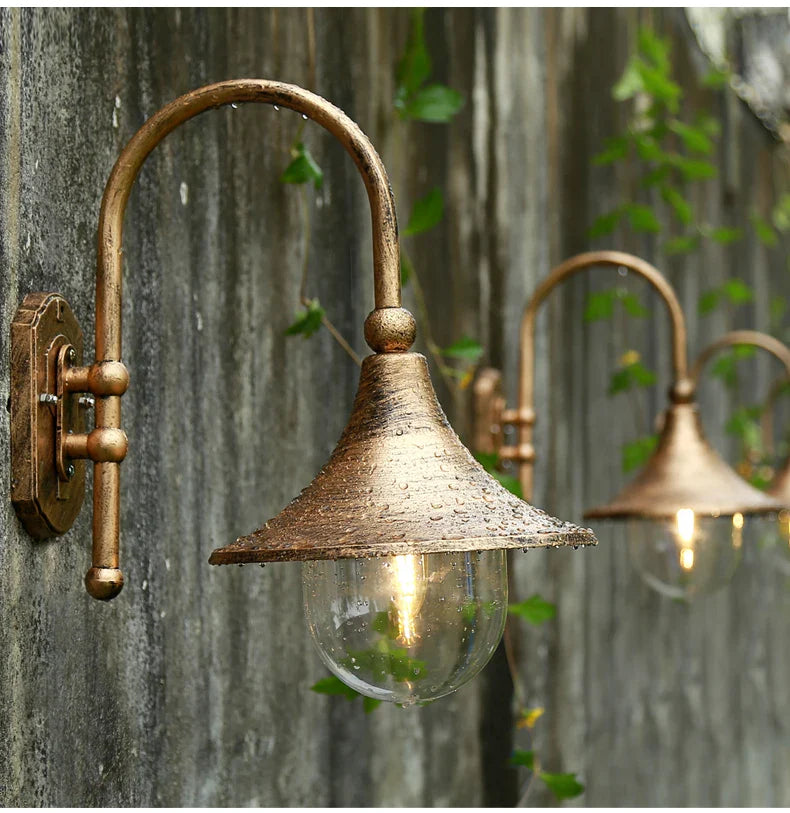 Afralia™ Outdoor Waterproof Wall Lamp for Courtyard and Outdoor Areas